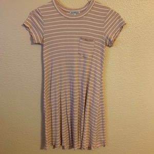 Charolette russe light pink tee shirt dress